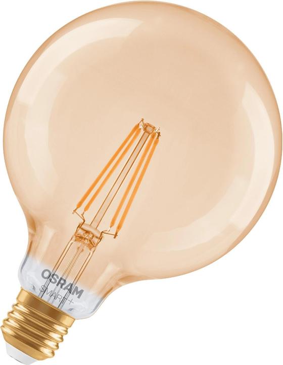 Image du produit Osram SMART+ MATTER FILAMENT CLASSIC shapes DIMMABLE 6W 824 FILAMENT GOLD DIM E27 (E27, 680 lm, 4x)