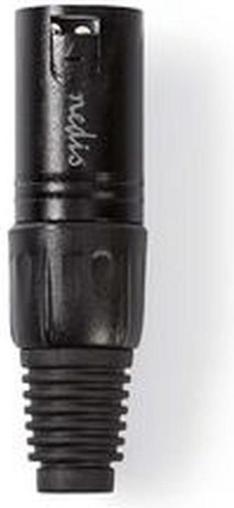 Immagine prodotto Nedis Connettore XLR | diritto | spina | nichelato | a saldare | diametro ingresso cavo: 5,0 mm | Me (XLR)
