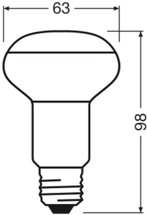 Immagine prodotto Osram Led Star R63 (E27, 4.30 W, 345 lm, 1 x, F)