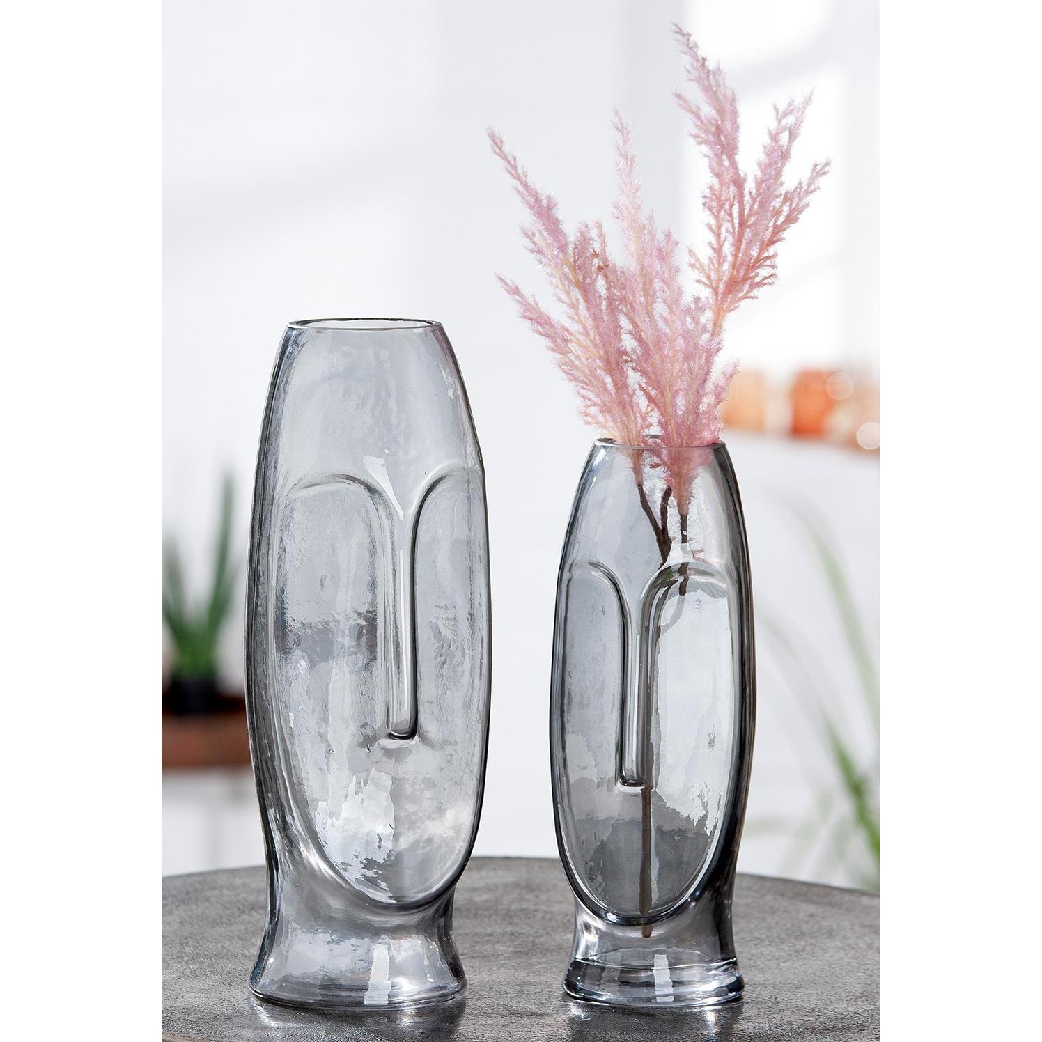 Thumbnail - Casablanca by Gilde, Vase, Moai (1 x, 11 x 11 x 30 cm)