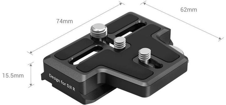 Productafbeelding SmallRig Arc-type plaat voor DJI RS 2 / RSC 2 RS 3 / RS 3 Pr - 3162B (Gimbalbevestiging)