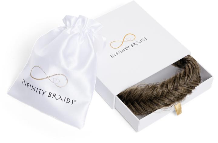 Actual product image Infinity Braids Fishtail Braid Jolie Atomic Punch