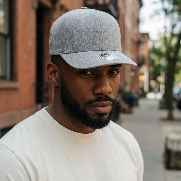 Produktbild Mitchell & Ness Snapback Stretch Cap CLASSIC BLANK grau (One Size)