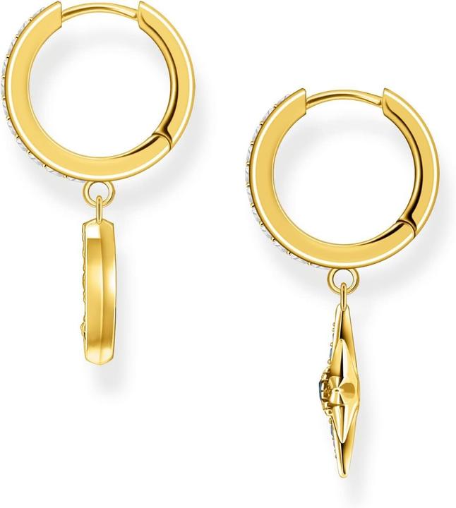 Image du produit Thomas Sabo Créoles Royalty étoile & lune or (Argent 925)