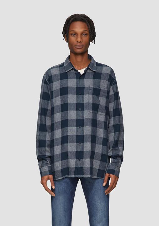 Produktbild S.Oliver Hemd Regular Fit: Kariertes Hemd mit Brusttasche (L)