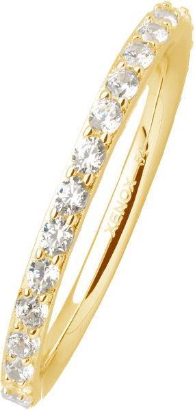 Produktbild Xenox Krappe Gold Ring (54, 925 Silber)