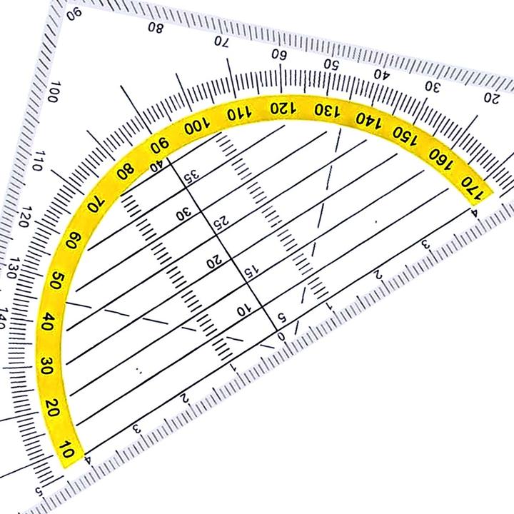 Produktbild Topwrite Geodreieck (14 cm, Kunststoff)