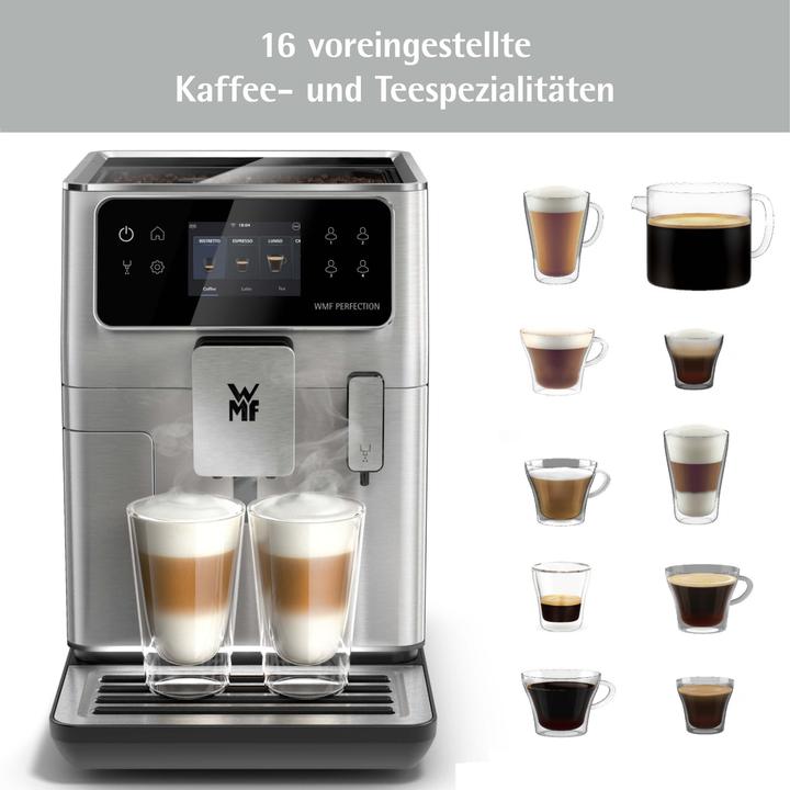 Produktbild WMF Perfection 640 Kaffeevollautomat (CP812D10), Silber