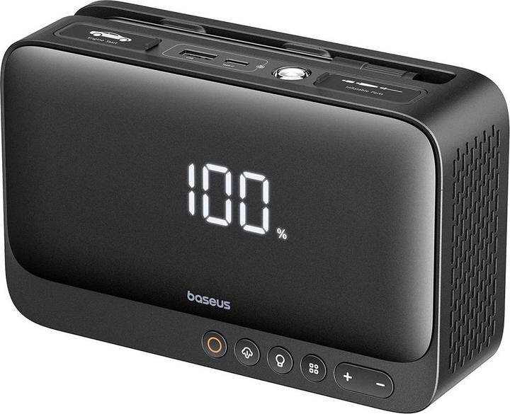 Produktbild Baseus Super Energy Car Jump Starter, 600A czarny (600 A, 3000 mAh)