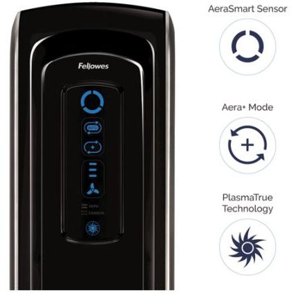 Thumbnail - Fellowes Luftreiniger AeraMax 90, Luftreiniger, Schwarz, Silber