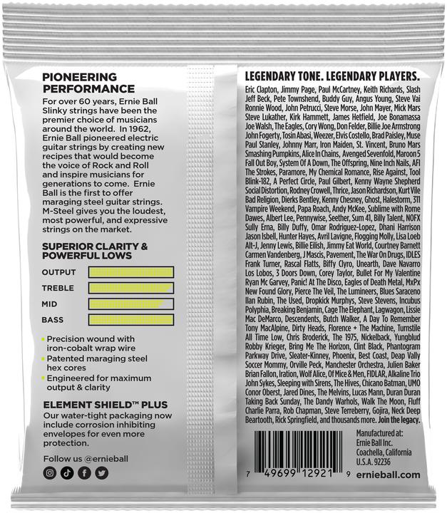Nährwerte und Zutaten Ernie Ball Slinky M-Steel Regular (6 x, E-Gitarre, 0.05")