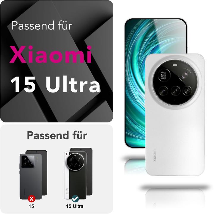 Produktbild Nalia Phantom - 0,3mm Extrem Dünn, Federleicht, Mattiert, Minimalistisch - Ultra-Slim Handycase (Xiaomi 15 Ultra)