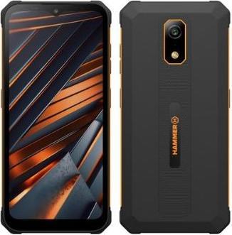 Produktbild Myphone Smartphone Iron Va Wasserdicht stossfest etange (64 GB, Schwarz / Orange, 6.56", Dual SIM, 4G)