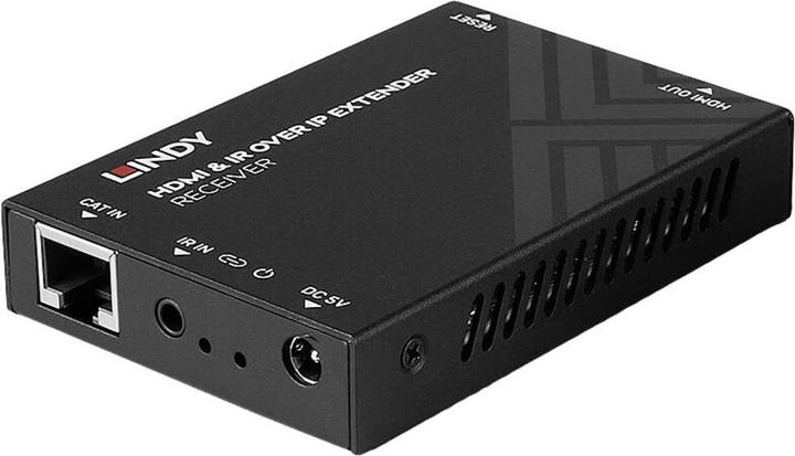 Actual product image Lindy HDMI & IR over IP Receiver Adds another receiver to an existing extender system (38398) for the