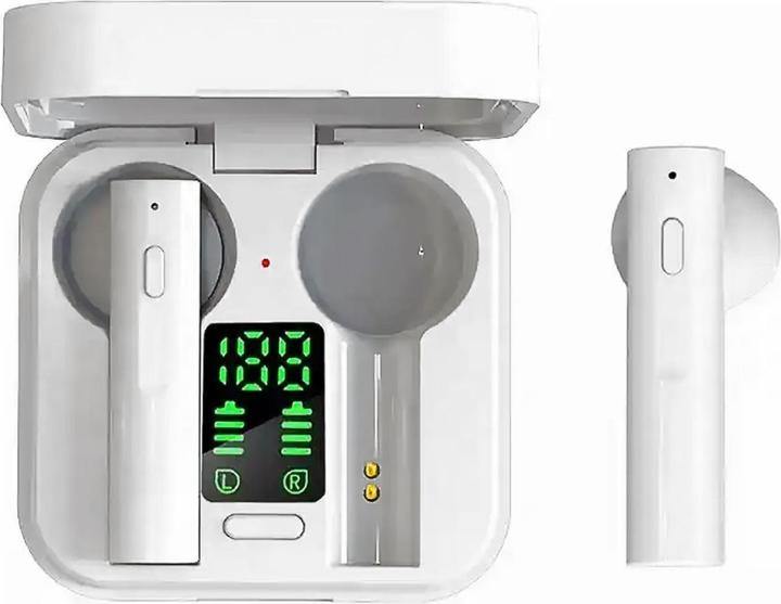 Image du produit Denver TWS-62 TW BT Earbuds avec panneau solaire blancá (6 h, Sans fil)