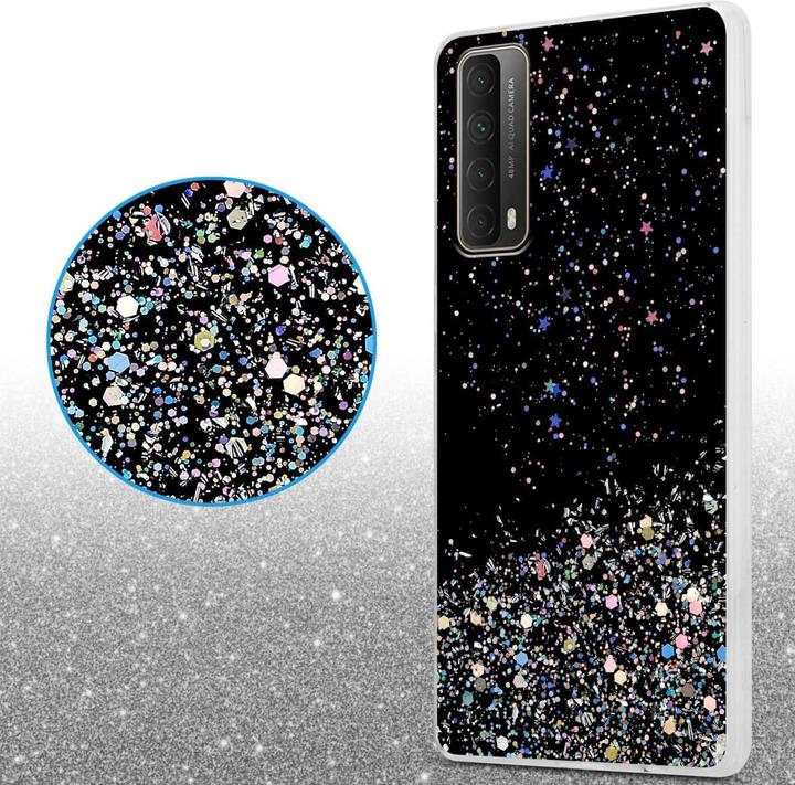 Actual product image Cadorabo Bumper Case for Huawei P SMART 2021 TPU funkelnder Glitter (Huawei P Smart (2021))