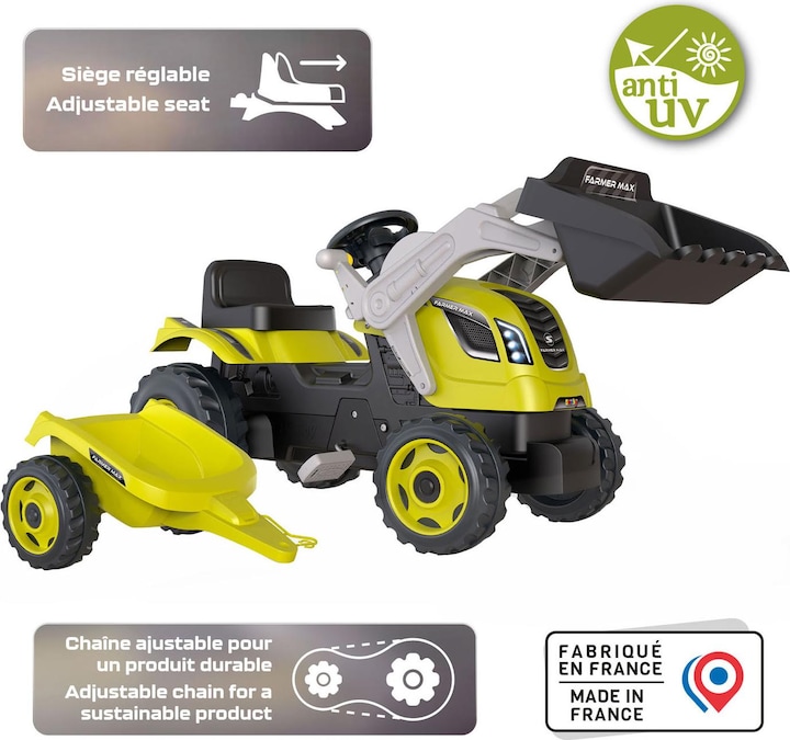 Actual product image Smoby Farmer Max + Trailer