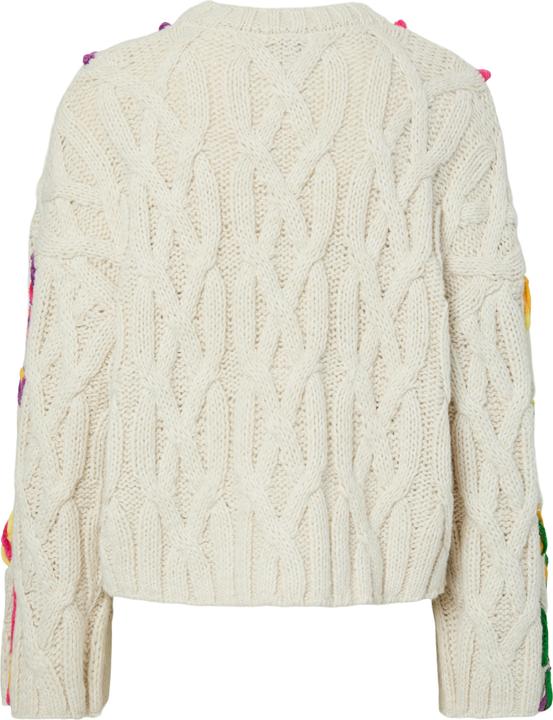 Actual product image Pieces Pclydia Ls Oneck Braid Knit (L)