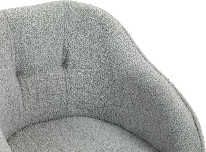 Produktbild Homcom Bürostuhl Polyester, Kunstleder Grau