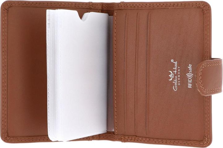 Produktbild Golden Head Polo Kreditkartenetui RFID Schutz Leder 8 cm