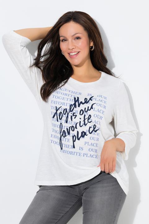 Actual product image Ulla Popken Together Graphic Tee (62)