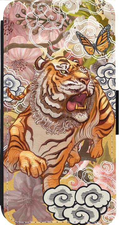 Image du produit PhoneLook Coque Wallet noir Spring 23 japanese tiger (Apple iPhone 13 Pro Max)