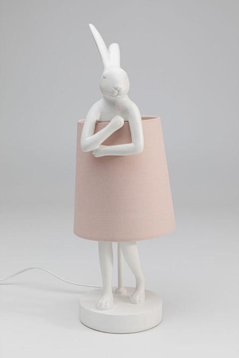 Image du produit Kare Design Lampe de table Animal Rabbit blanc/rose 50cm (E14)