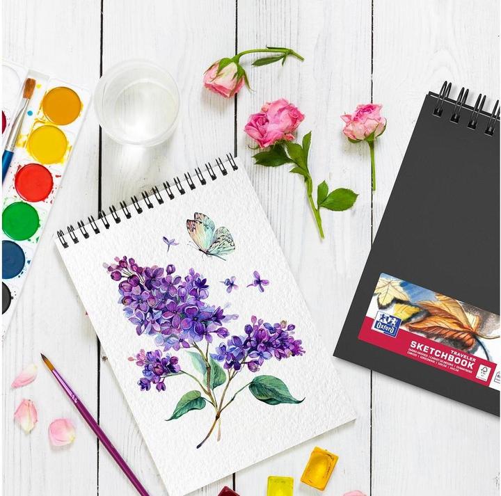 Produktbild Oxford doppelspiralgebundenes Skizzenbuch (A5, Blanko, Weicher Einband)