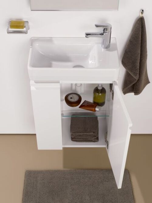 Actual product image Laufen Hand-rinse basin Pro S compact 48 x 28 cm white H8159540001041 (280 mm, 480 mm)