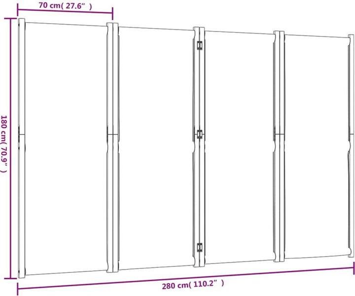Image du produit vidaXL Raumteiler