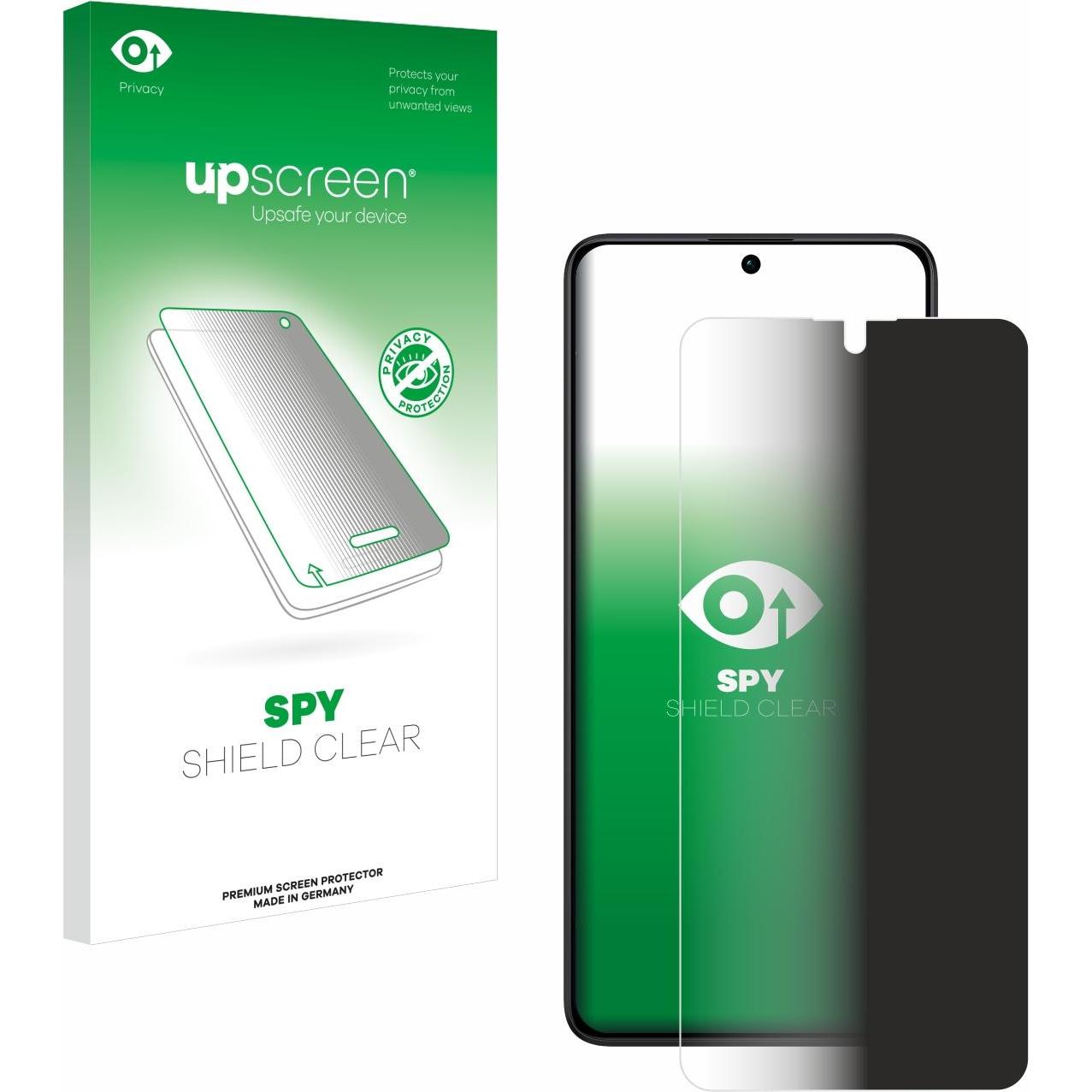 upscreen Spy Shield Blickschutzfolie (1 Stück, Xiaomi Redmi Note 13 Pro 4G), Smartphone Schutzfolie, Blau