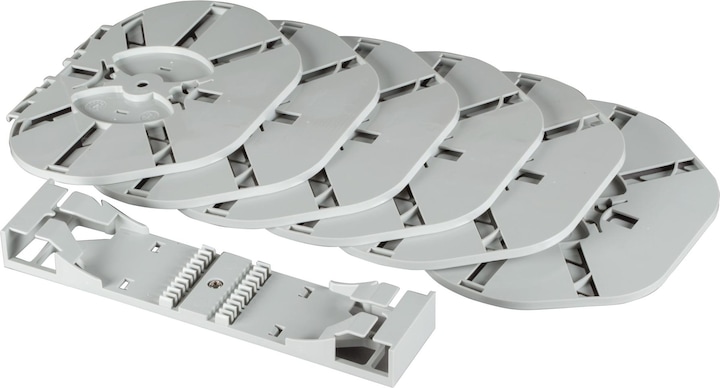 Produktbild EFB Elektronik Zubehör Spleisskassetten ANT 4 Kassetten (4x12) 6mm hoch Fächerkassettensätze mit 4 mm Kassetten für