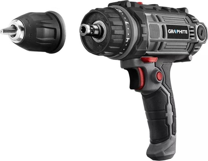 Image du produit Graphite 300 W vis de forage réseau, pince automatique 10 mm, coffret