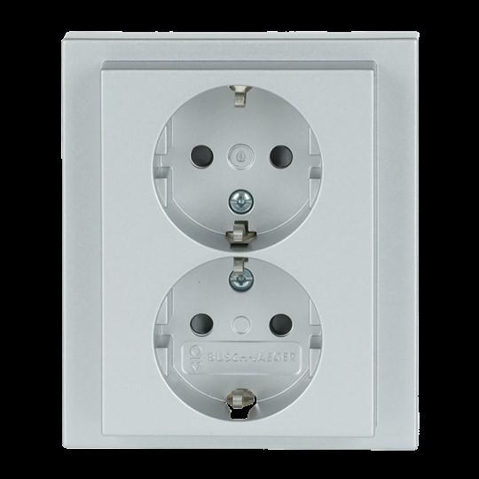 Produktbild Busch-Jaeger SCHUKO-Doppelsteckdose