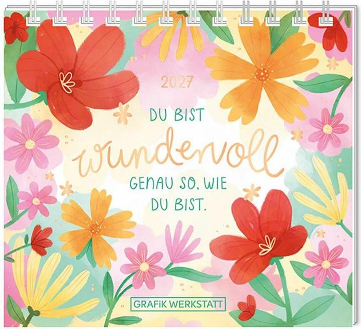Produktbild Mini-Kalender 2027 Du bist wundervoll