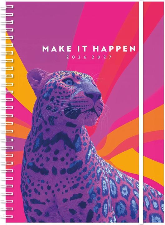 Simplex Schulagenda Emotions Weekly A7 2026/2027, Wildcat (A7, 1 semaine / 2 pages)