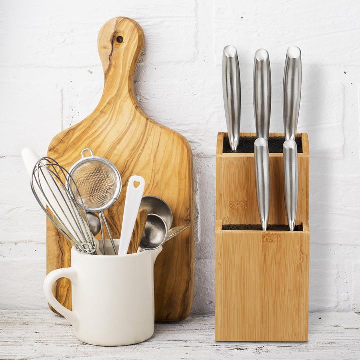 Actual product image Relaxdays Knife block
