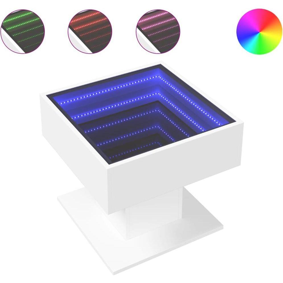 VidaXL, Couchtisch + Beistelltisch, Leeann (50 x 50 x 45 cm)