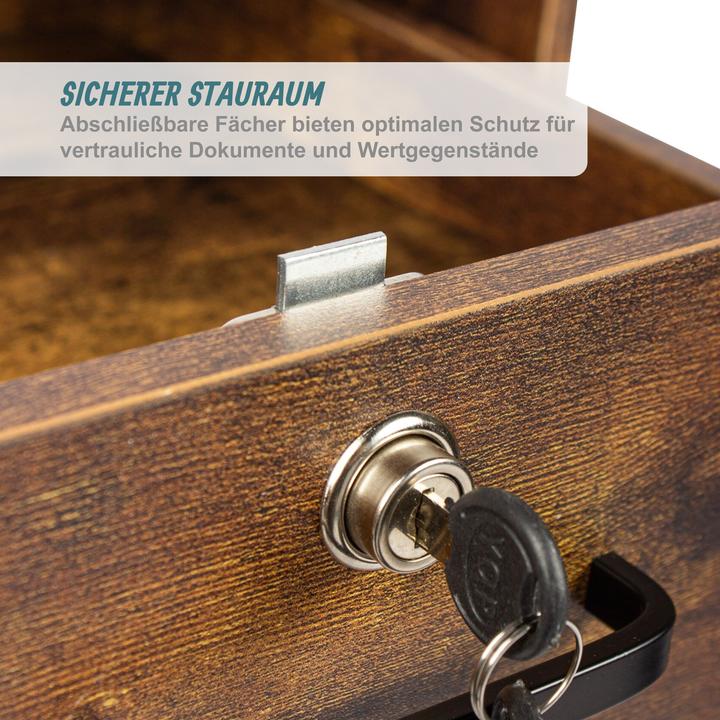 Immagine prodotto Relaxdays cassettiera mobile (40 x 40 x 57 cm)