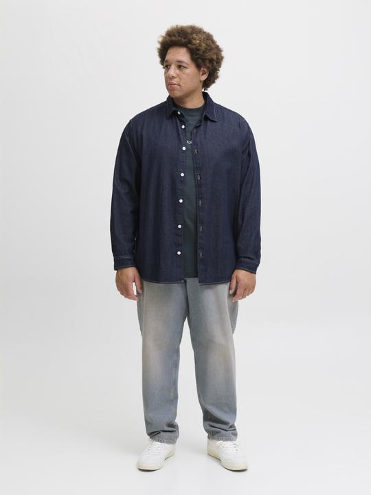 Produktbild Jack & Jones Jeanshemd Plus Size Jeanshemd (6XL)