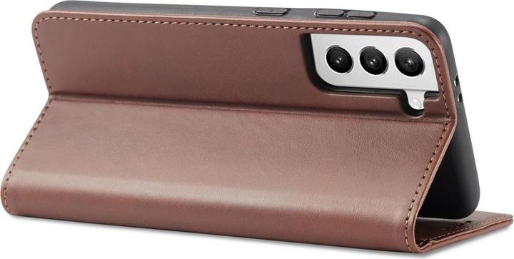 Produktbild Cover-Discount Galaxy S21 FE - Stand Flip Case Hülle braun (Samsung Galaxy S21 FE)