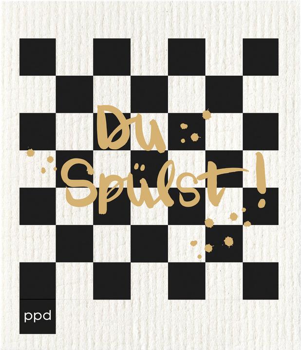 ppd Spültuch Du spülst! (20 x 17.20 cm)