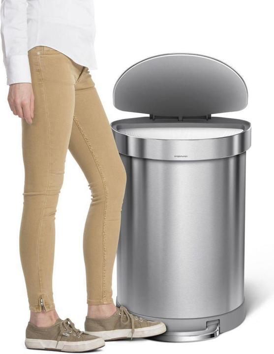 Produktbild Simplehuman Halbrunder Abfalleimer (60 l)