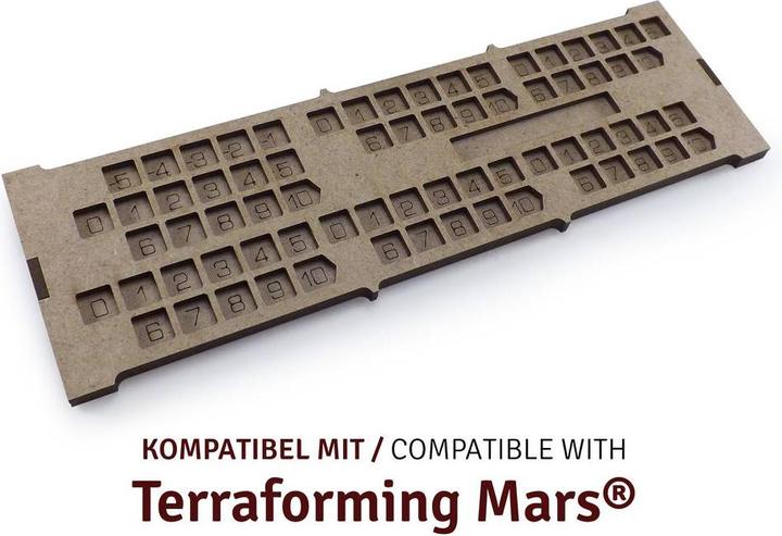 Produktbild Feldherr TEFO-PLYM - 5 Spielertableaus für Terraforming Mars (Schaumstoff)