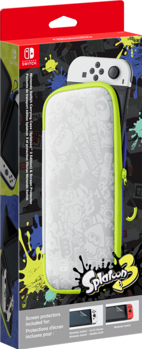 Productafbeelding Nintendo Etui & Beschermfolie - Splatoon 3 Editie (Switch OLED)