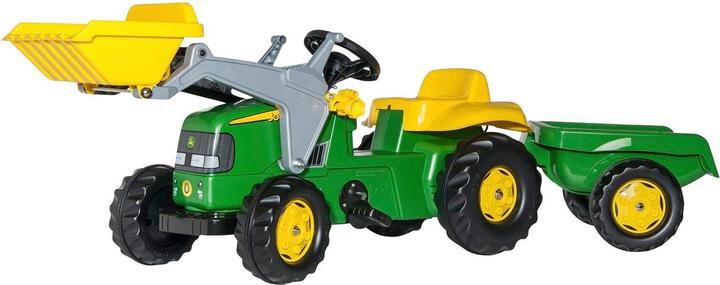 Actual product image Vedes John Deere Children's Pedal Tractor with Front Loader and Trailer