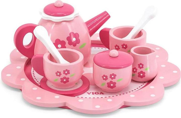 Immagine prodotto Viga Toys Set da tè in legno