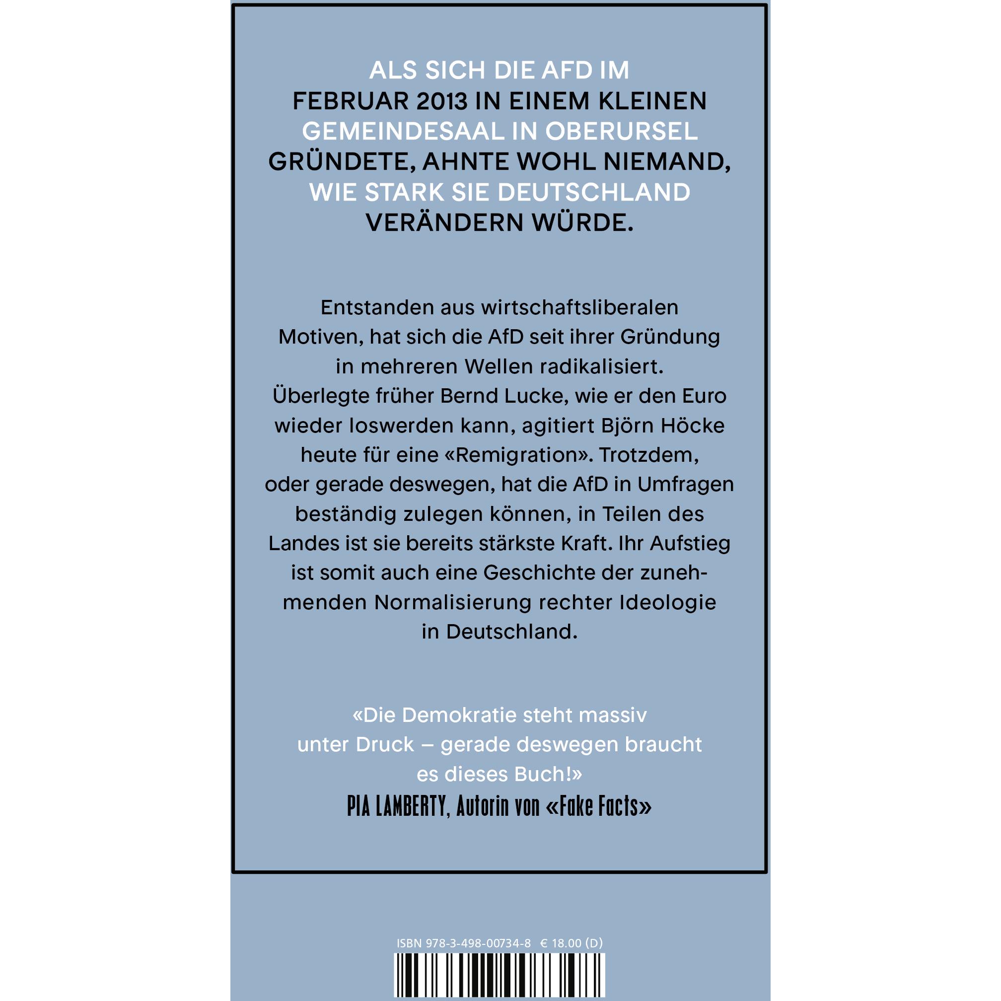 Thumbnail - Eine kurze Geschichte der AfD, Fachbücher von Eva Kienholz