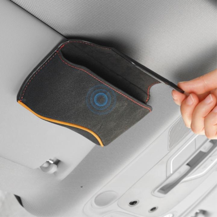 Productafbeelding Cover-Discount Brillenkoker voor in de auto met clip voor zonneklep