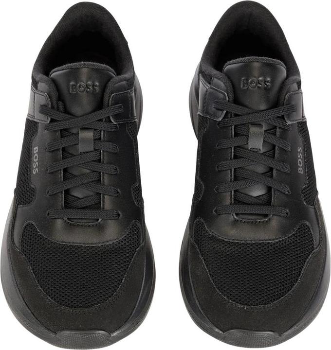 Actual product image BOSS Mens Dean Leather Running Trainers (38)